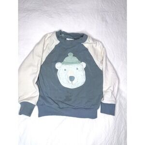 Little Sleepies Bamboo Sweatshirt Cozy Play Everyday Cute Minimal Size 18-24M